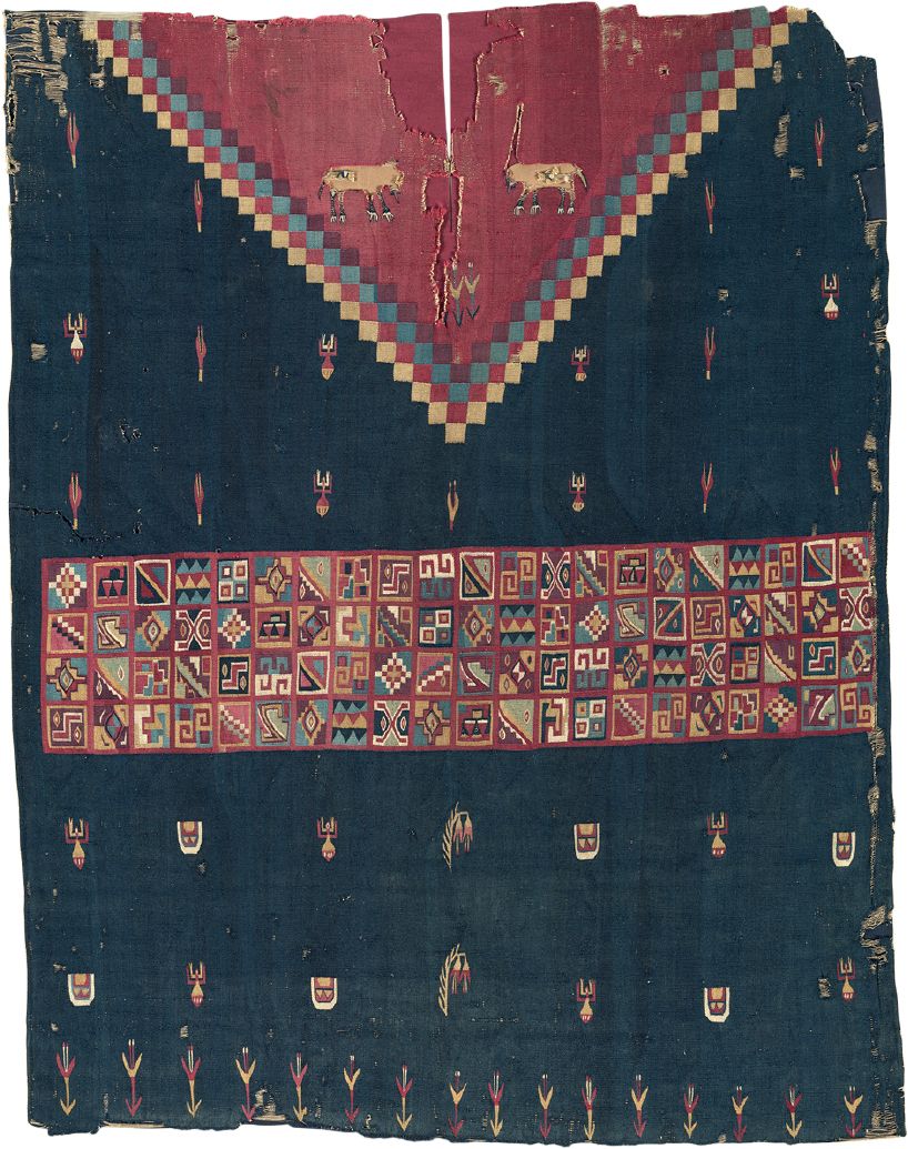 Half of a colonial-period tocapu-waistband tunic, Inca, c. 1532–1600 1017672847069776752