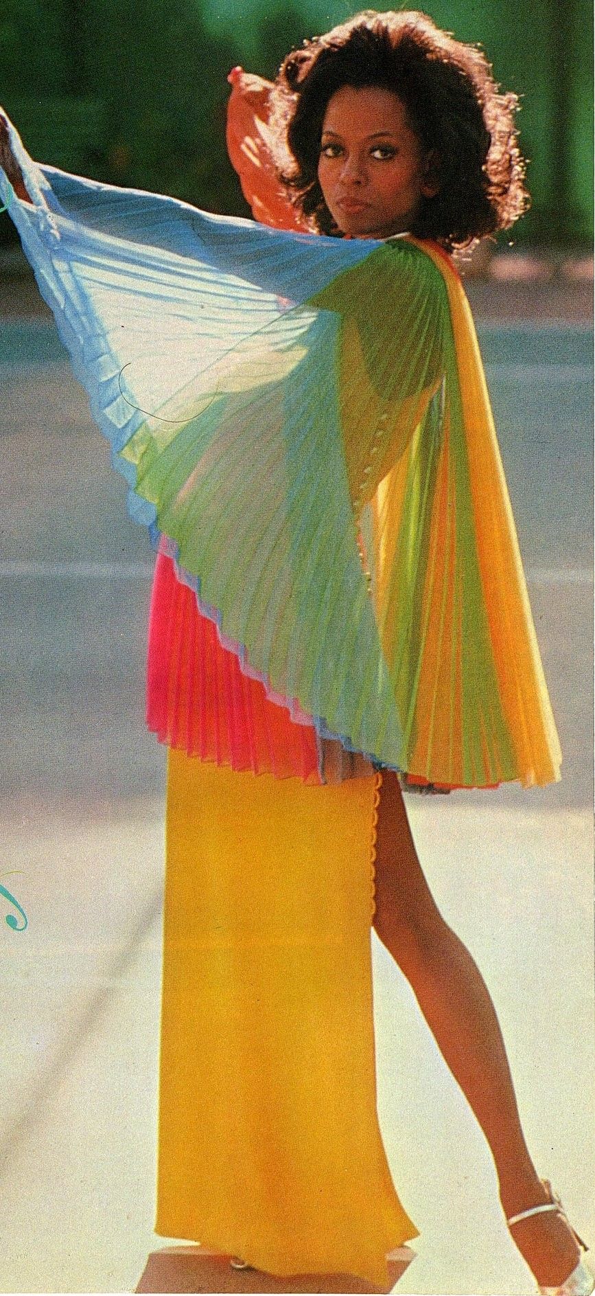 Diana Ross as Tracy Chambers in Mahogany in 1975