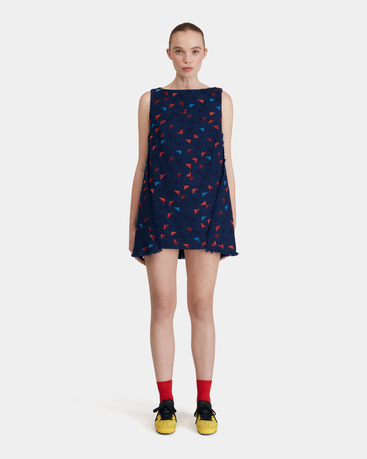 Mini Wool Bouclé Dress