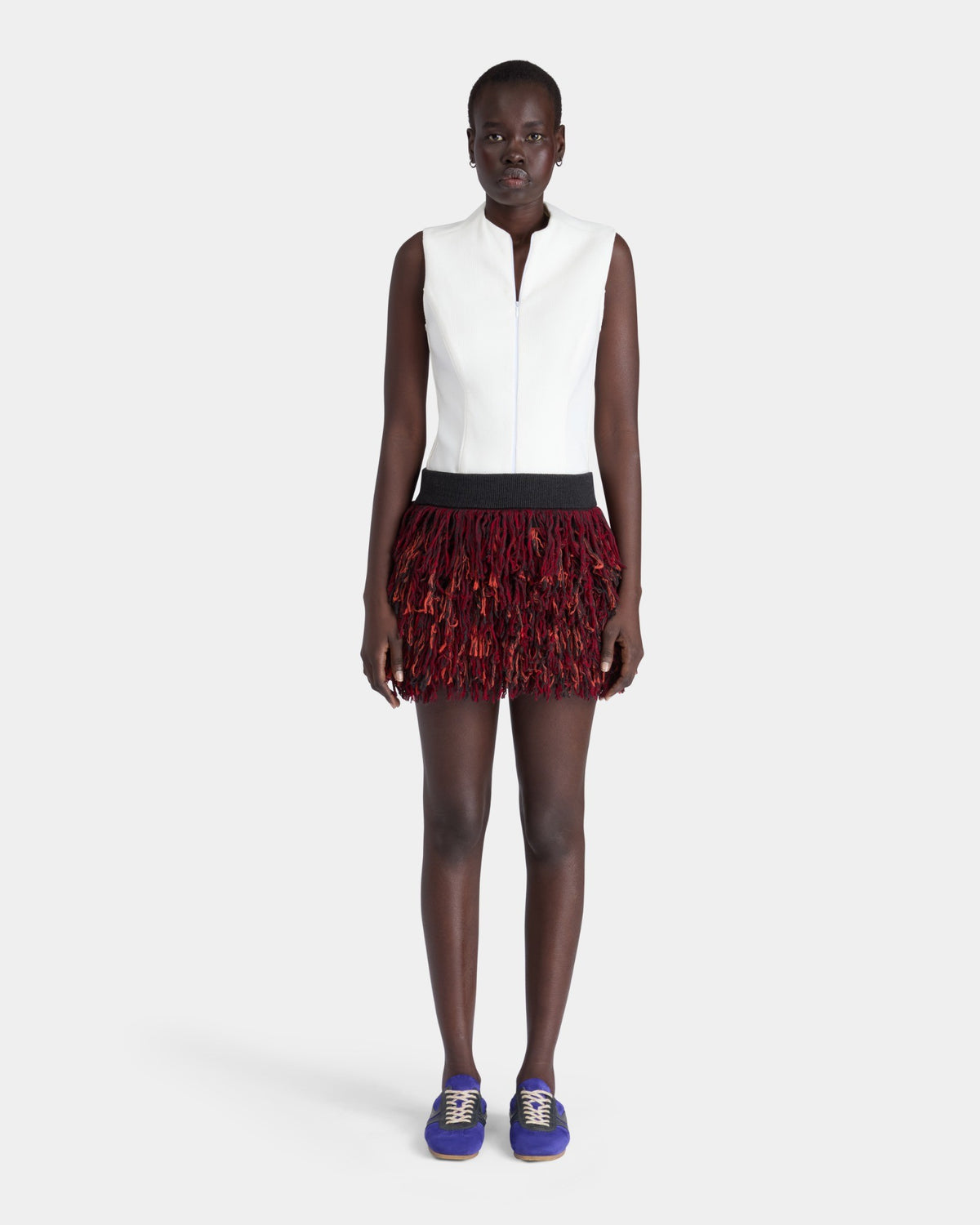 MINI SKIRT WITH FRINGES