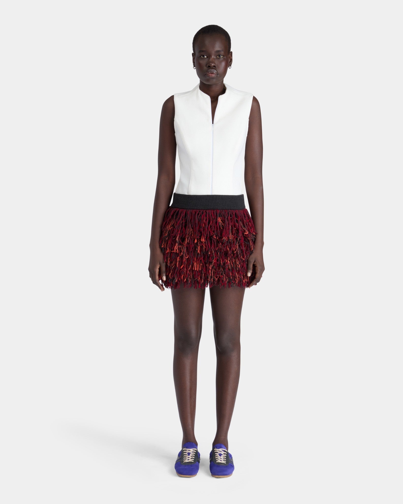 MINI SKIRT WITH FRINGES