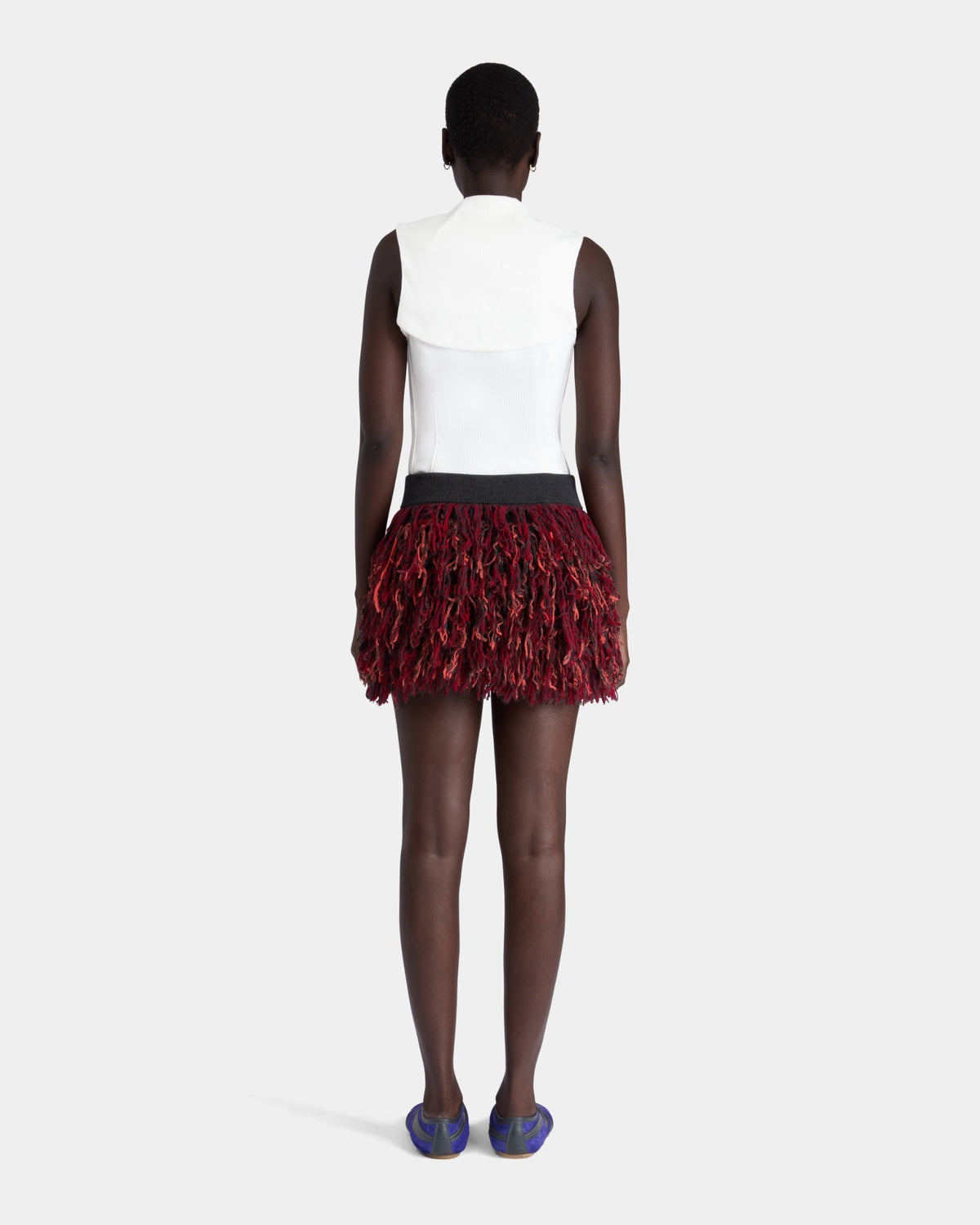 MINI SKIRT WITH FRINGES