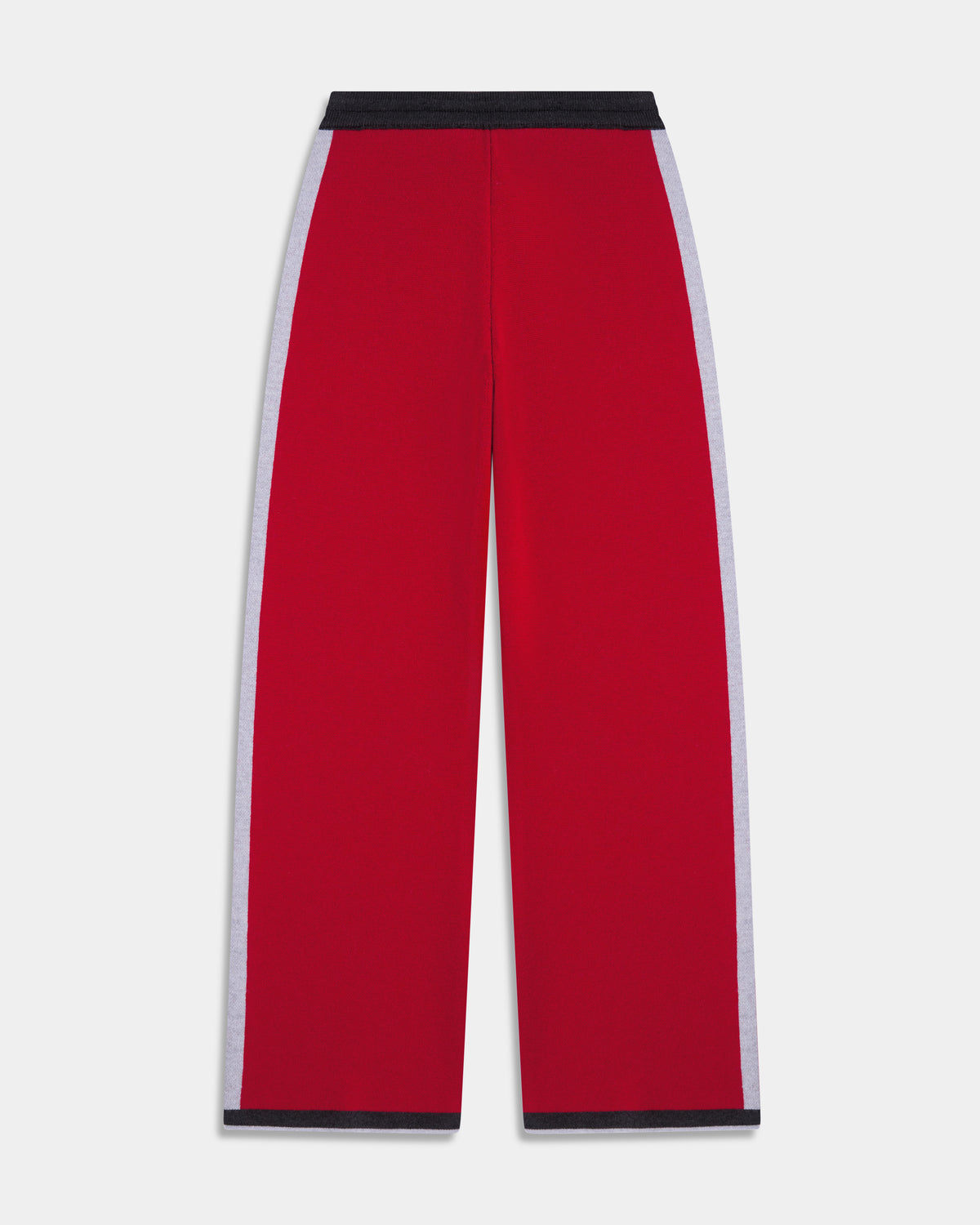 WIDE LEG RED TROUSERS
