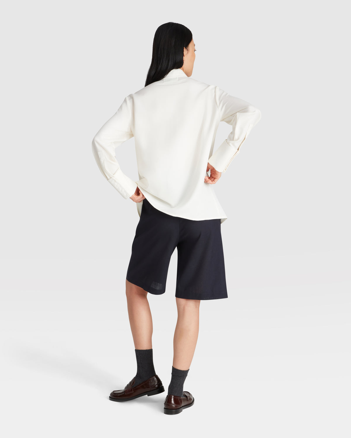 Wool Bib Shirt