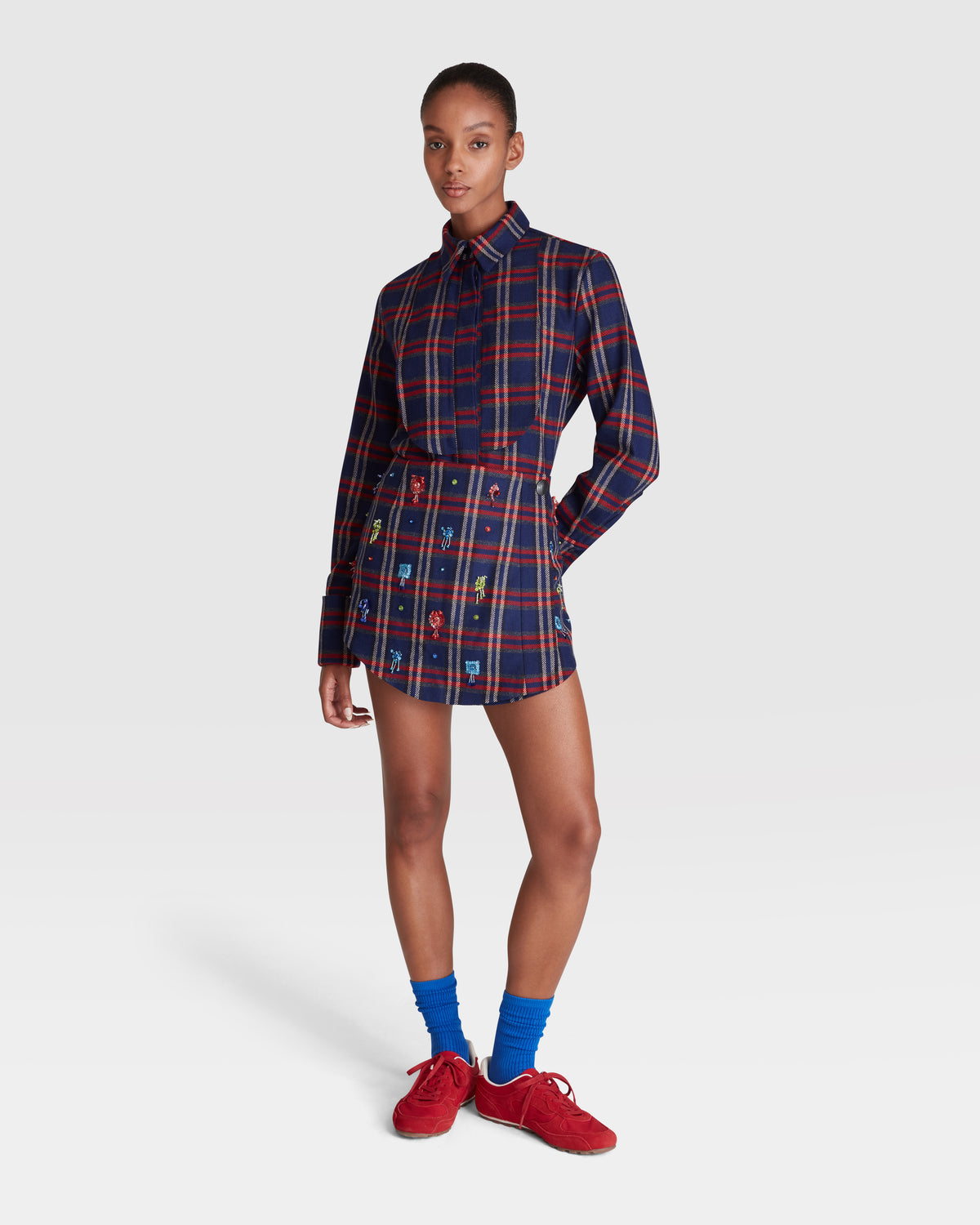 Mini Skirt in Merino Wool