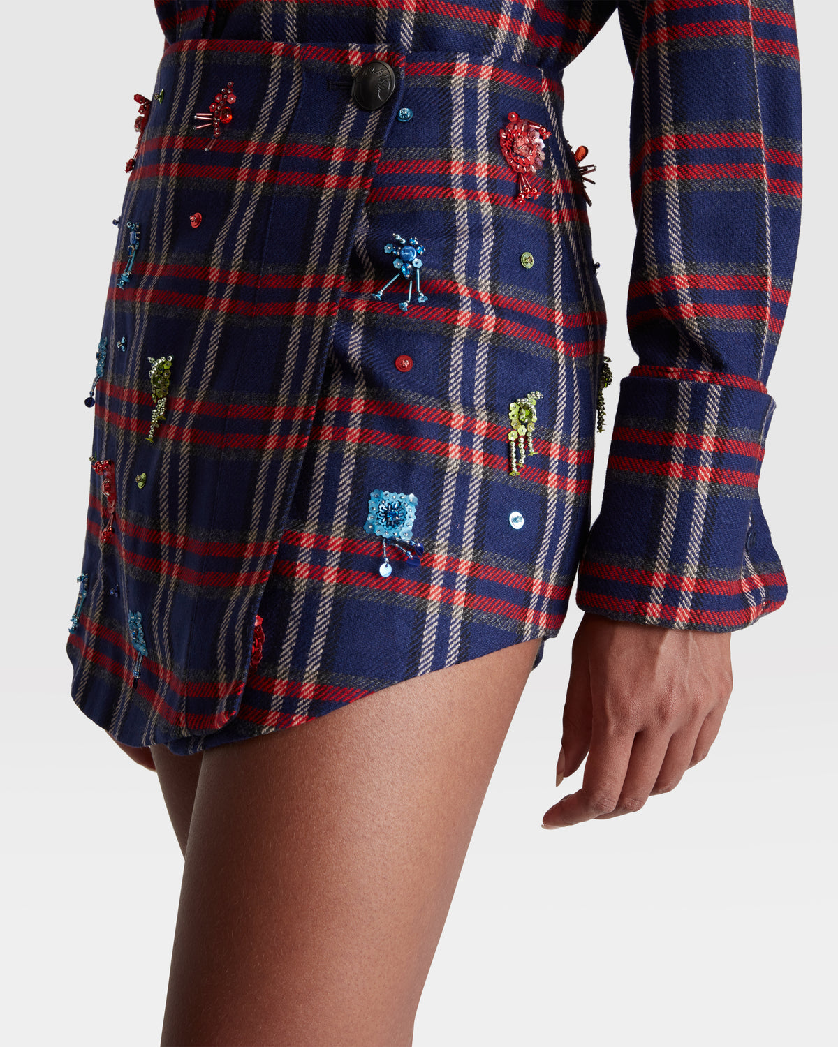 Mini Skirt in Merino Wool