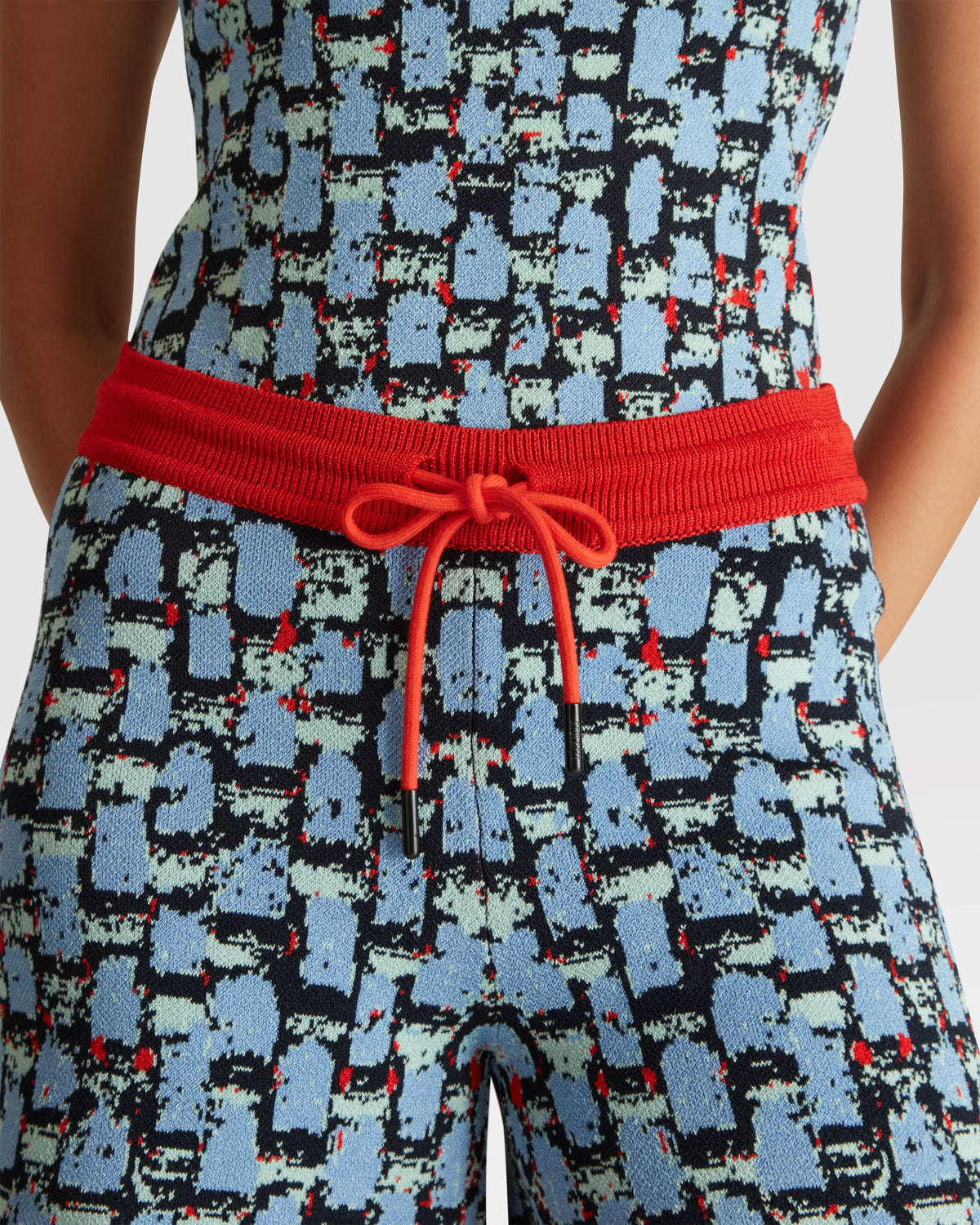 Knitted Jacquard Shorts