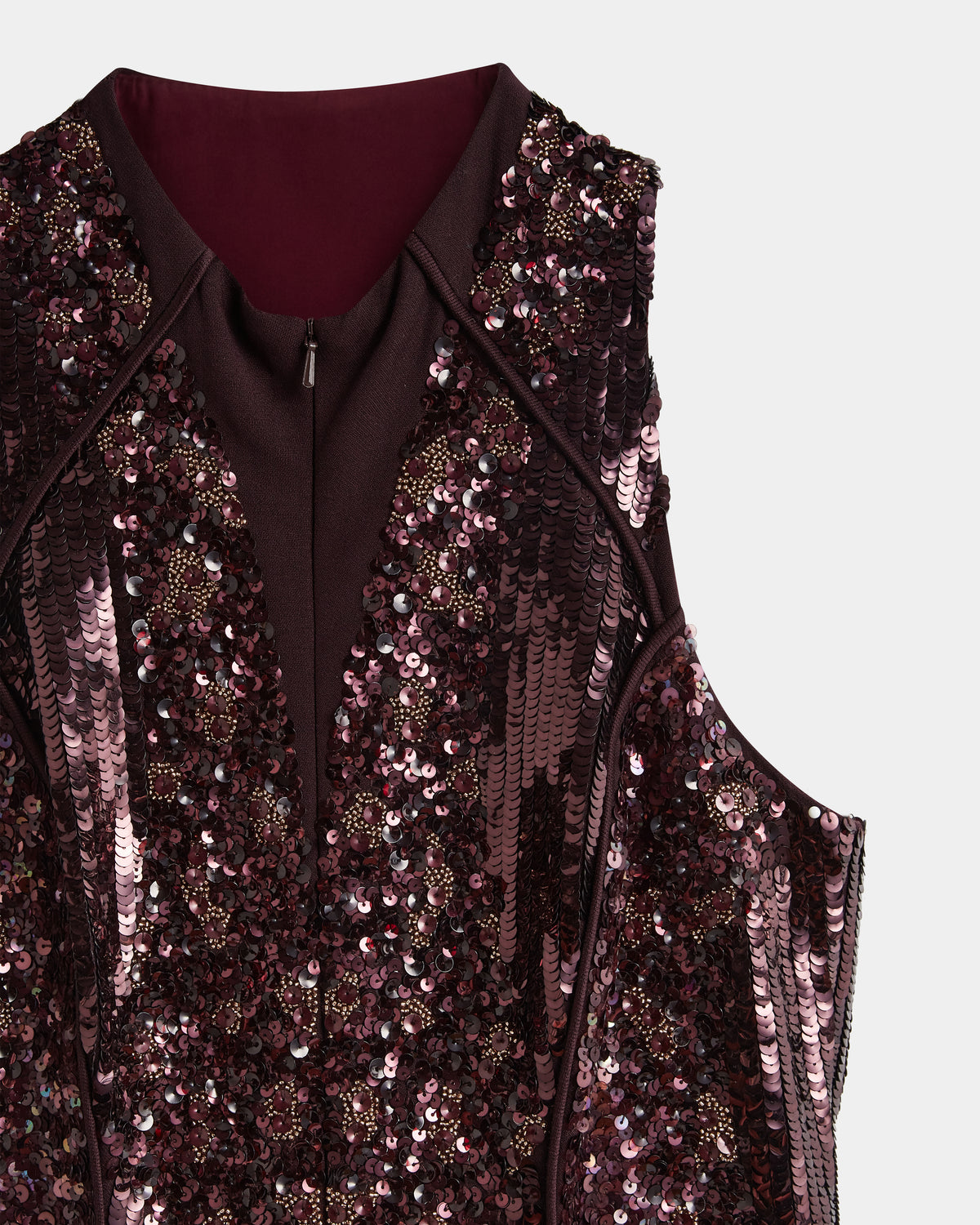Embellished Wool Dress