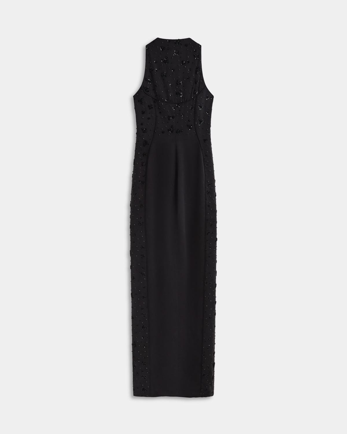 Embellished Silk Dress