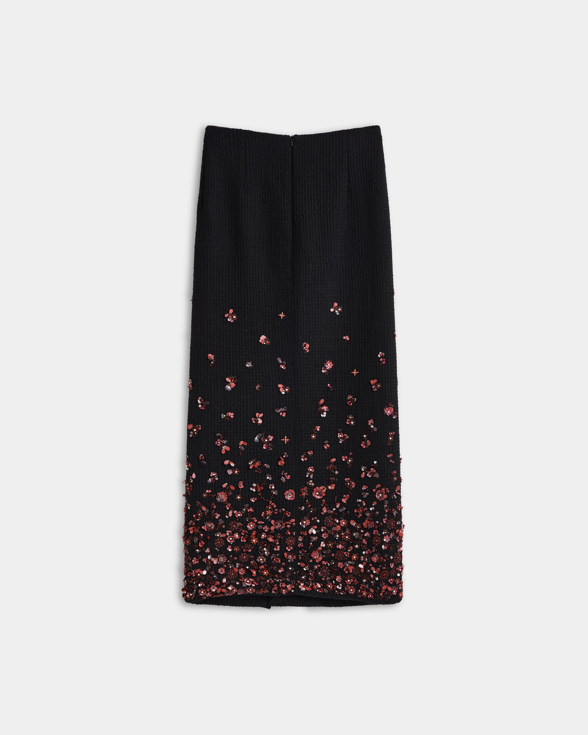 Bouclé Overlap Skirt