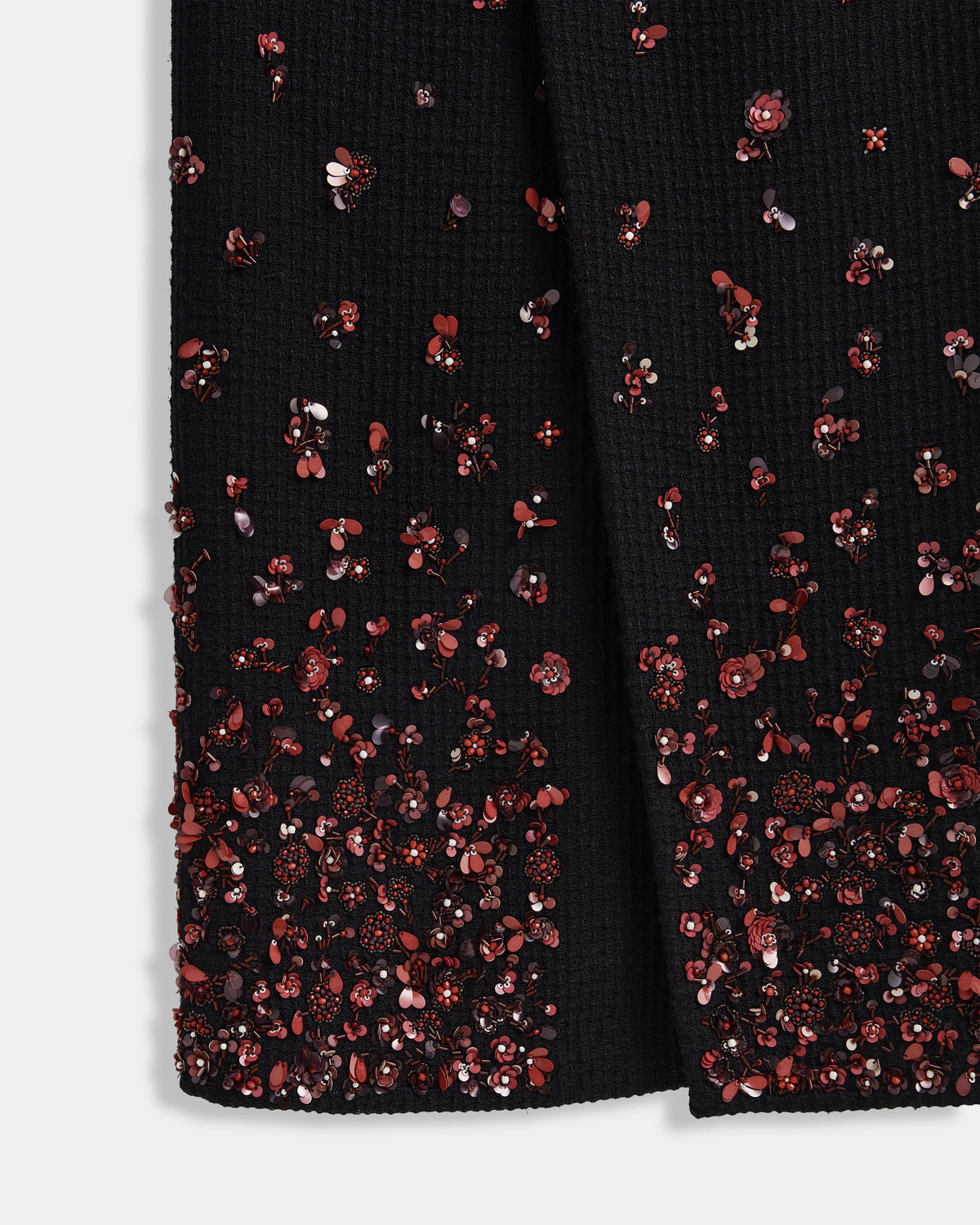 Bouclé Overlap Skirt