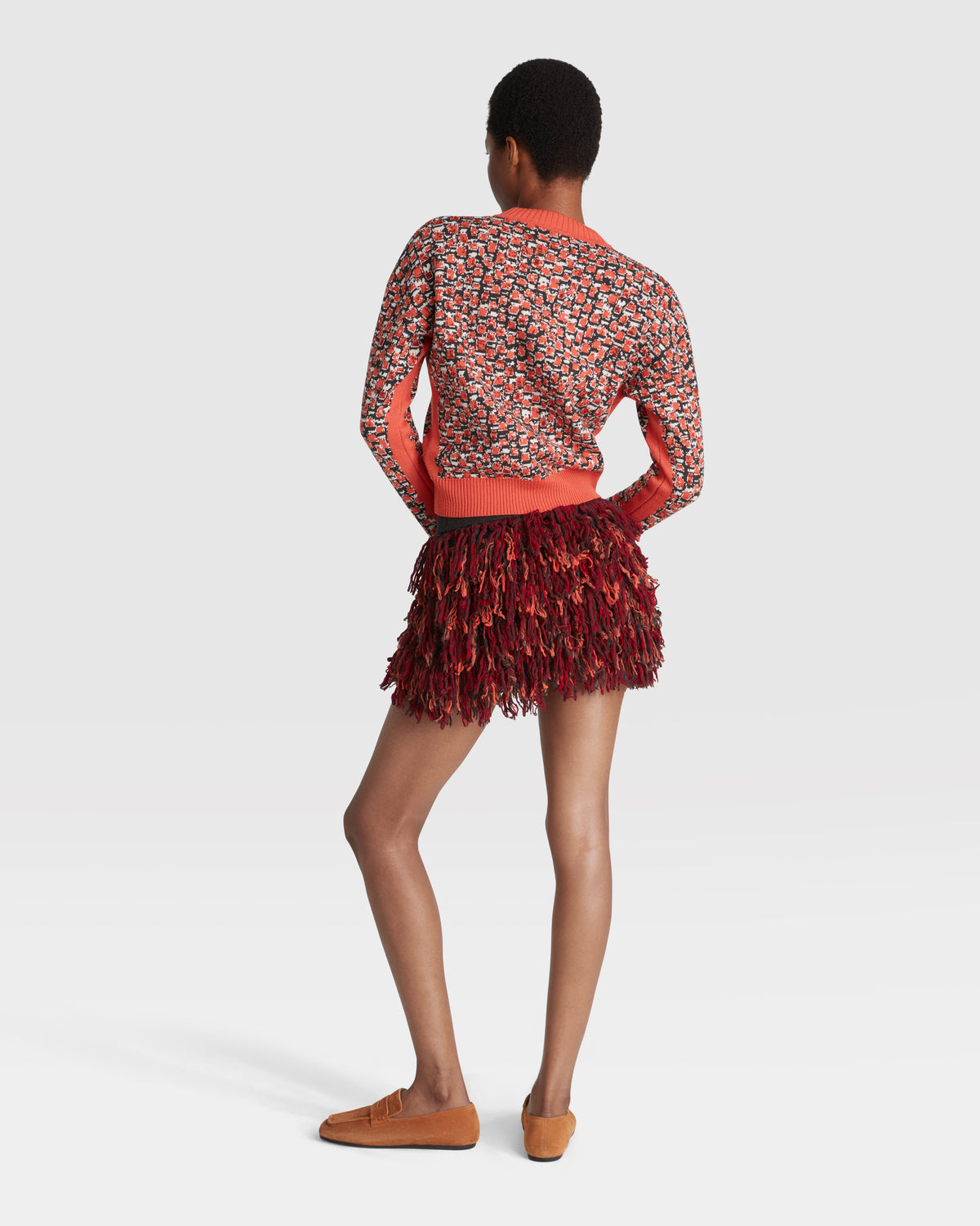 MINI SKIRT WITH FRINGES