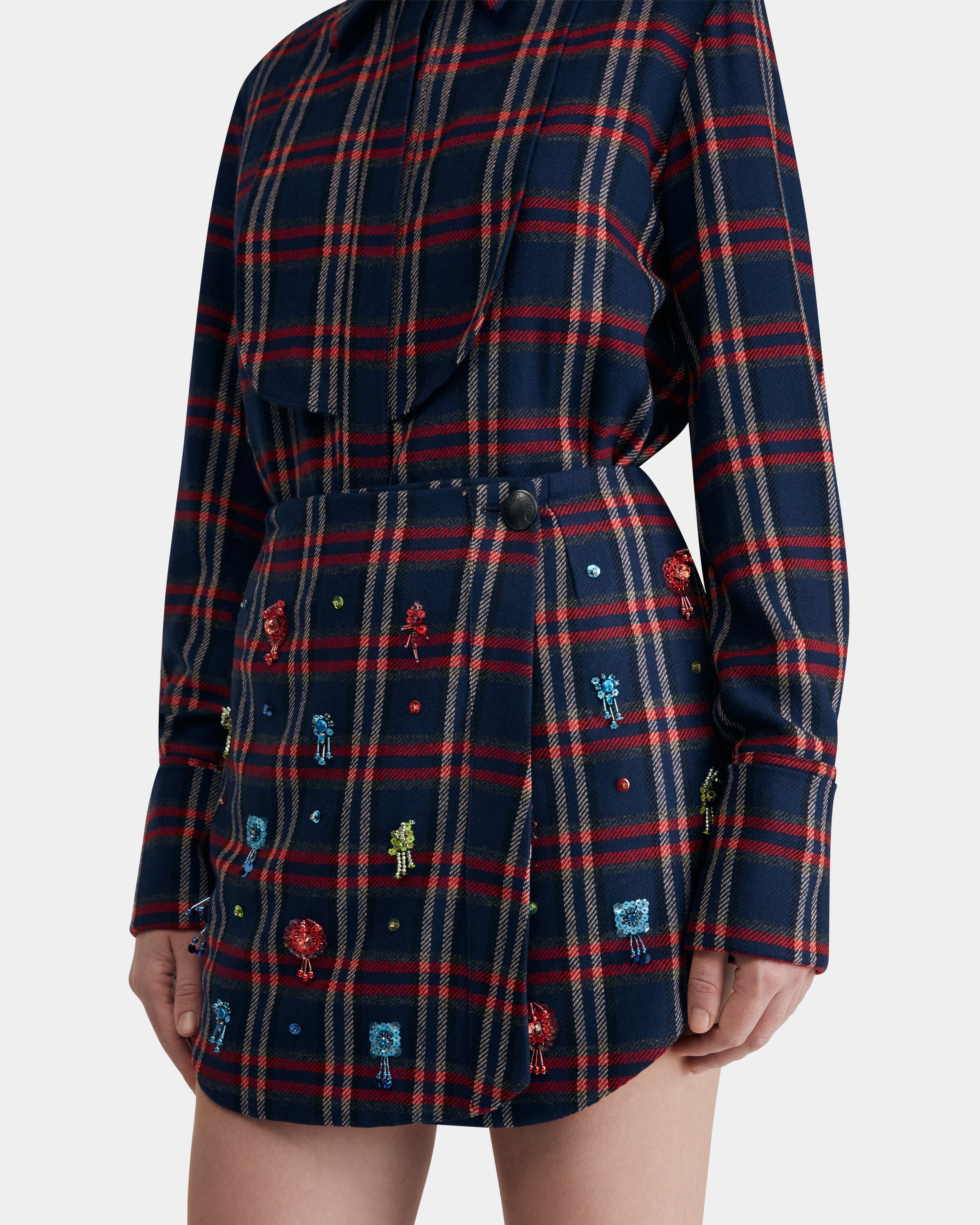 Mini Skirt in Merino Wool