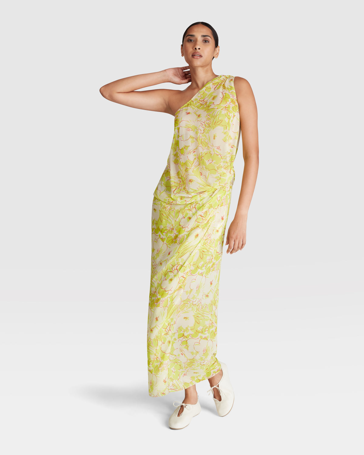 Neon Floral Dress