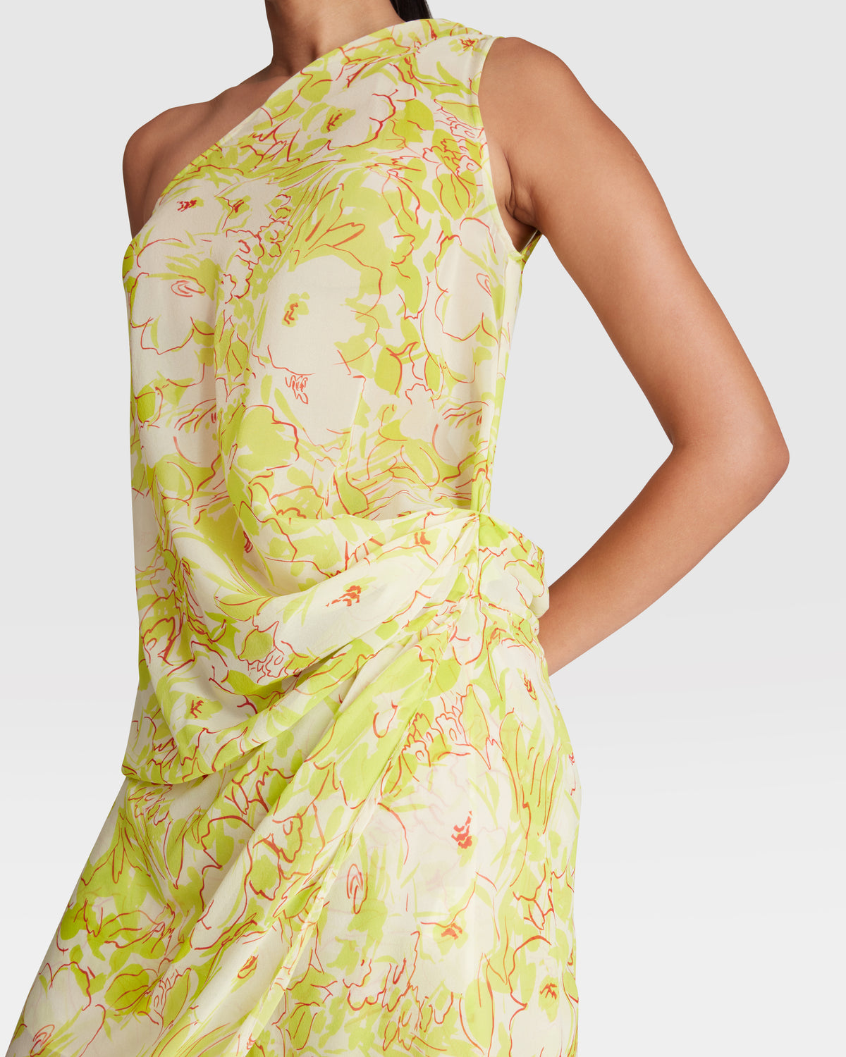 Neon Floral Dress
