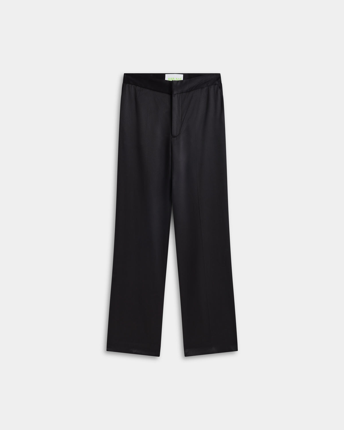 Straight Silk Trousers