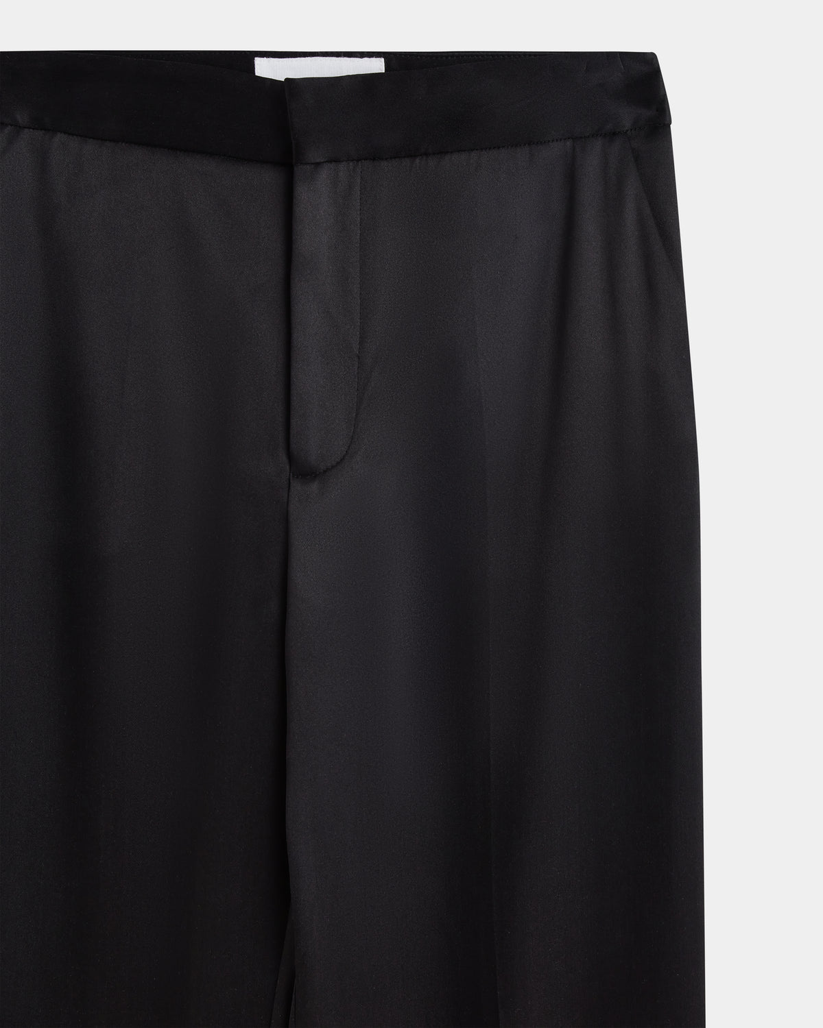 Straight Silk Trousers