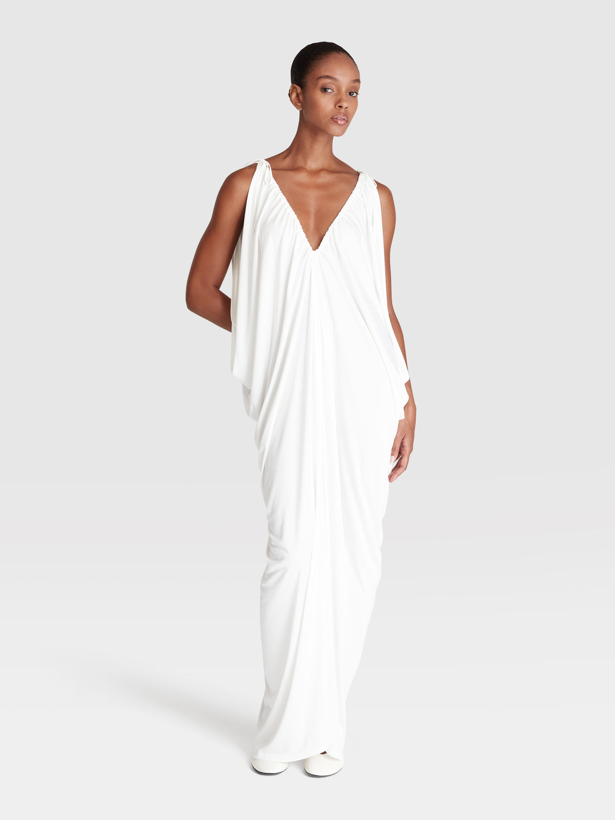 Draped Jersey Gown
