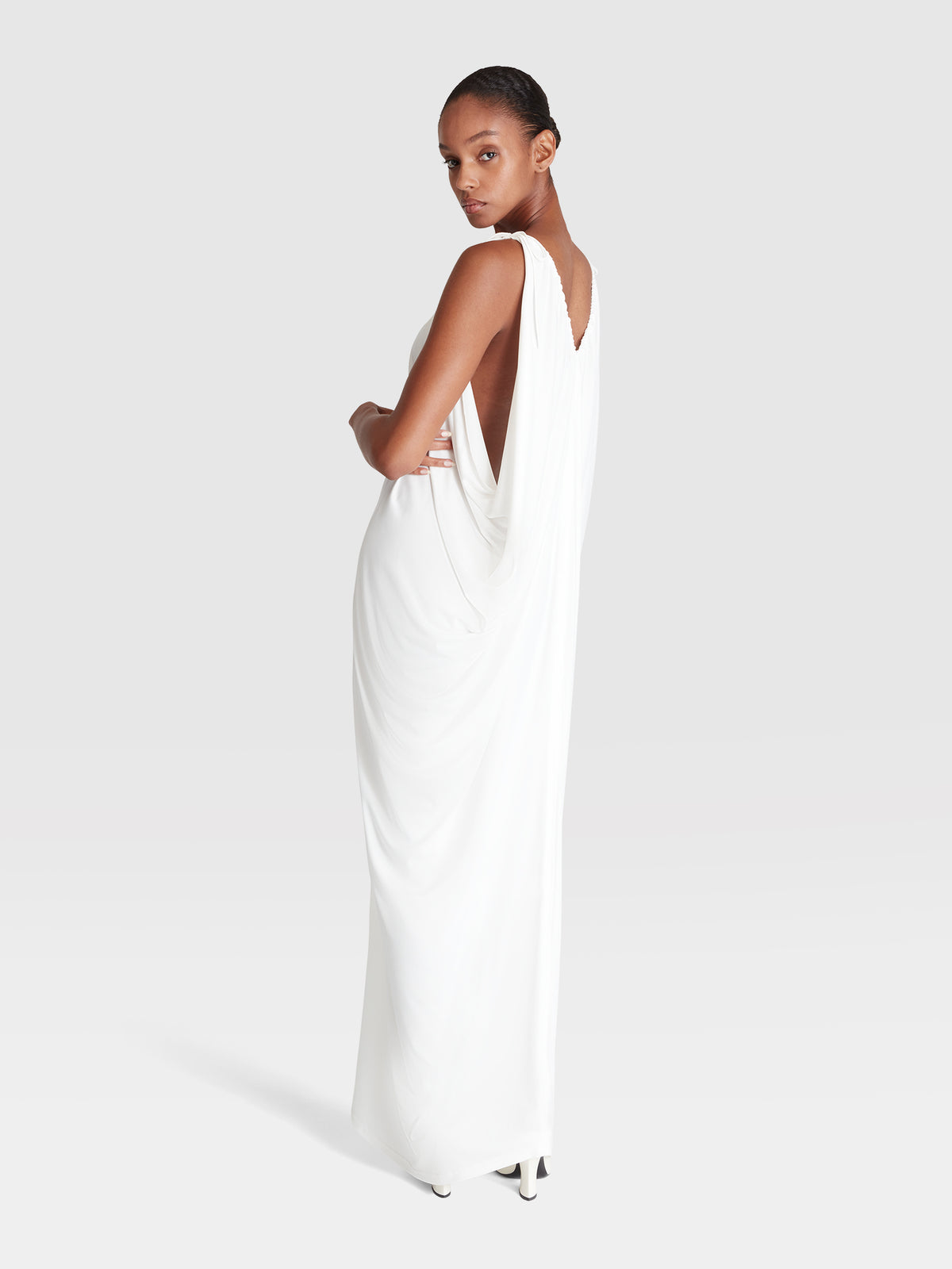 Draped Jersey Gown