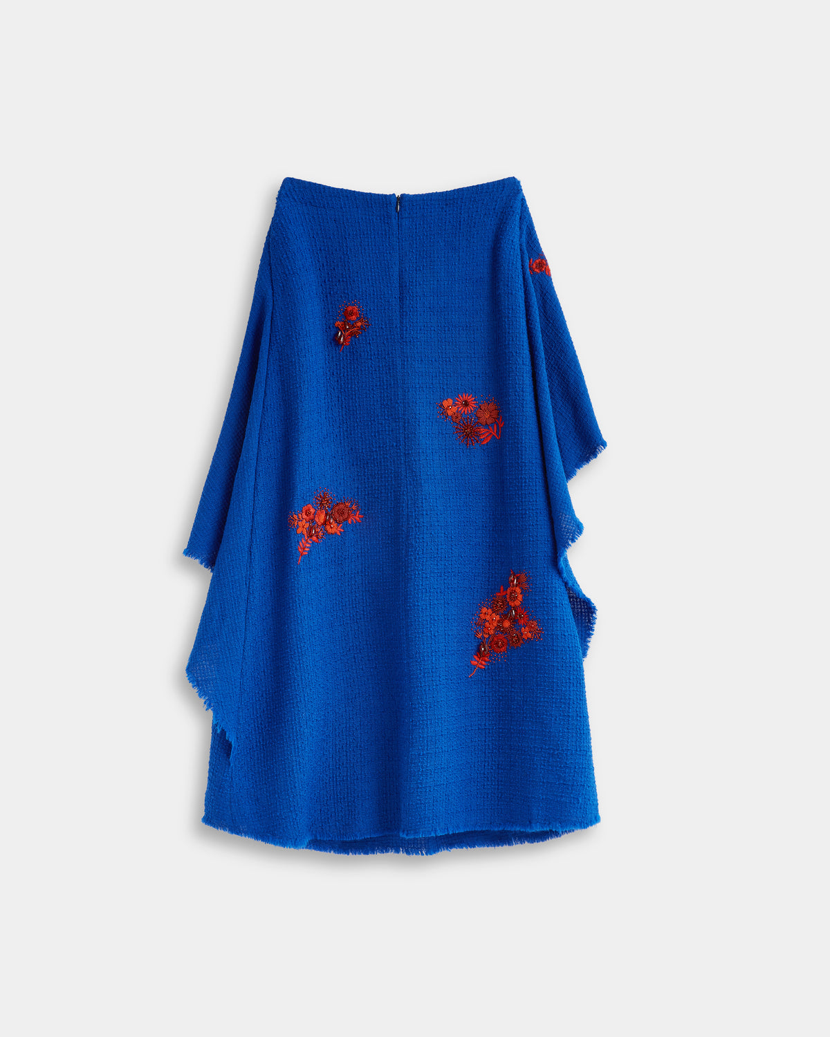 Wool Bouclé Wing Skirt