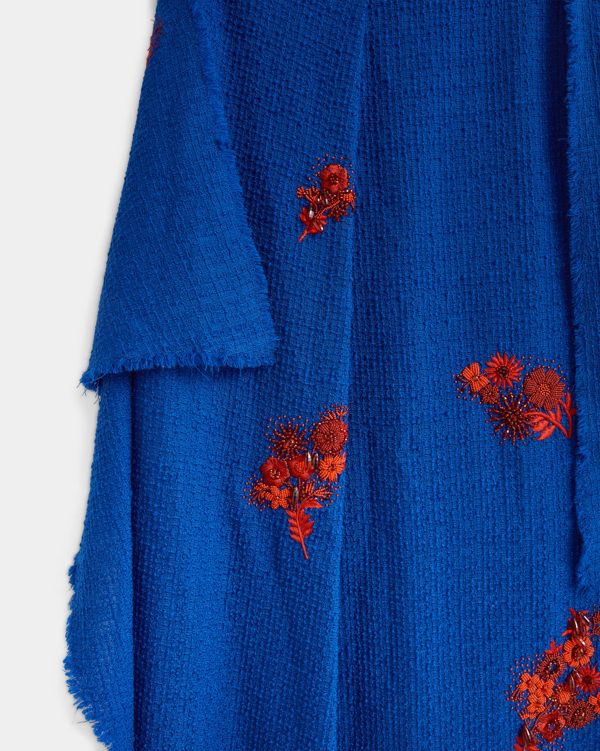 Wool Bouclé Wing Skirt